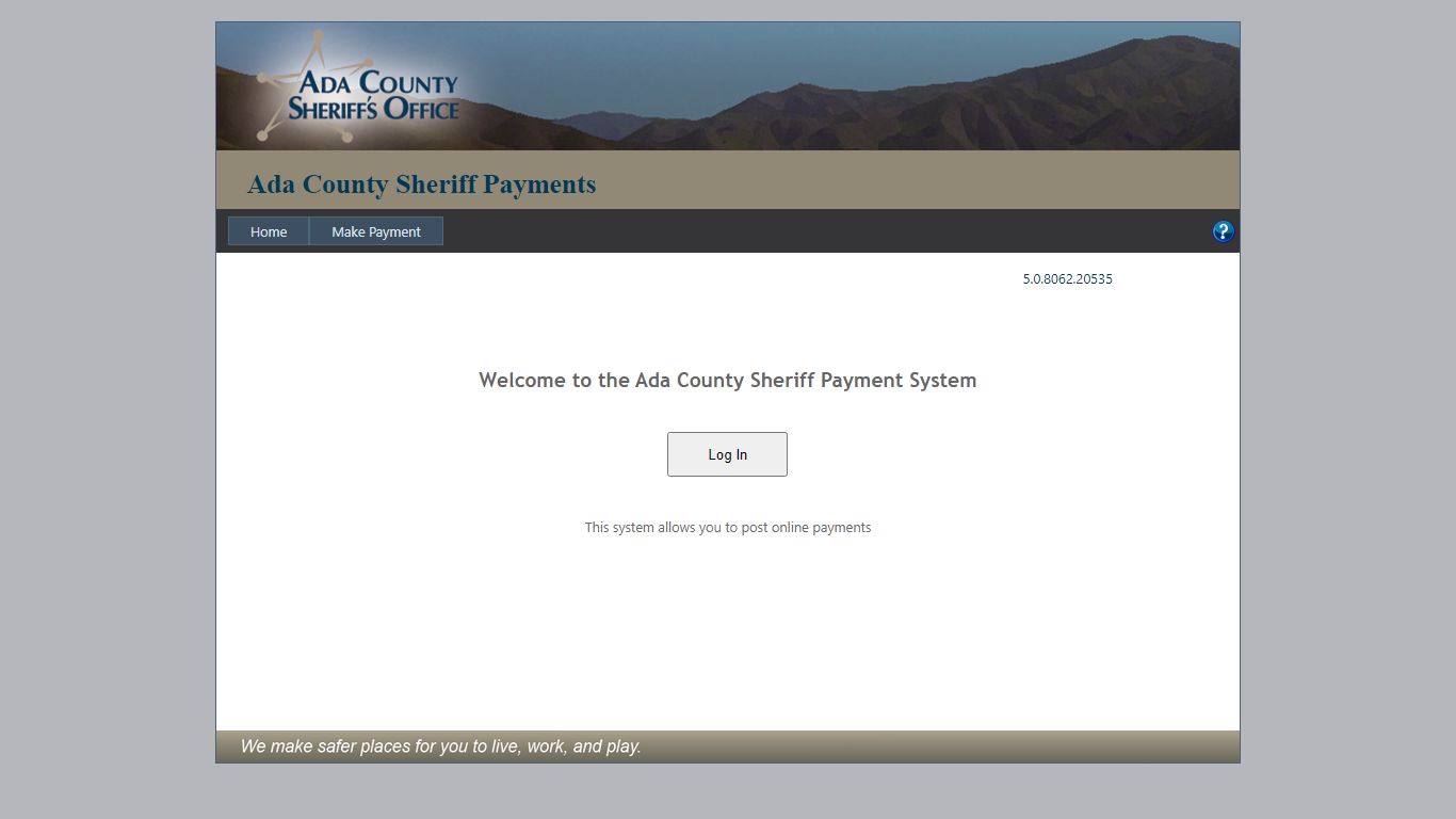 Ada County Sheriff Payments